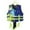 Blue, variant on Kids Life Jacket 30-50 Lbs Adjustable Safety Strap Epe Foam Swimming Vest for Boys Girls Buoyancy Vest Child Float Swimsuit Buoyancy Swimwear Jacket