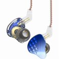thumbnail image 1 of wonima11 KBEAR Robin IEM in Ear Monitors Stereo Sound in-Ear Earphones Headphones with Microphone Wired Earbuds Professional Musician Headset with 1DD +4BA Hybrids Drivers (Blue, with mic), 1 of 1