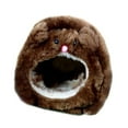 thumbnail image 3 of Guinea Pig Bed Warm Bunny Cave Beds Cute Bear Design House Hideouts Cage Accessories for Dwarf Rabbit Hamster Ferret, 3 of 7