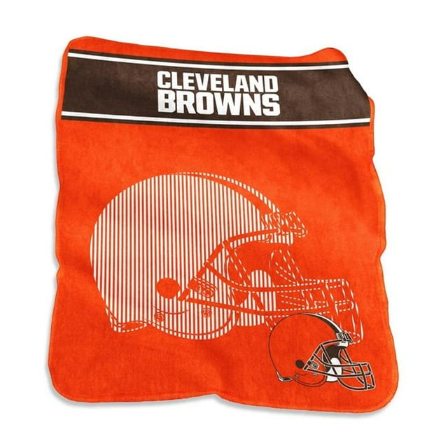 Logo Chaise 608-26X 60 x 80 Po. NFL Cleveland Bruns Jeté Raschel