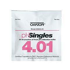 Oakton Sensors - Oakton (WD-35653-01) pH 4.01 Pouch