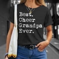 thumbnail image 4 of Best Cheer Grandpa Ever Funny Cheerleader Grandfather Gift For Mens Unisex TShirt, 4 of 6