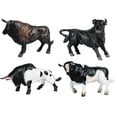 thumbnail image 4 of 2-5pack 4pcs Figurine Simulated Bull Realistic Animals Cow Educational 4 Pcs, 4 of 6