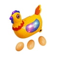 thumbnail image 2 of Juguete eléctrico para poner huevos, pollo, muñeca eléctrica, juguetes parlantes para caminar, pollo eléctrico portátil, juguetes para niños pequeños, 2 of 8