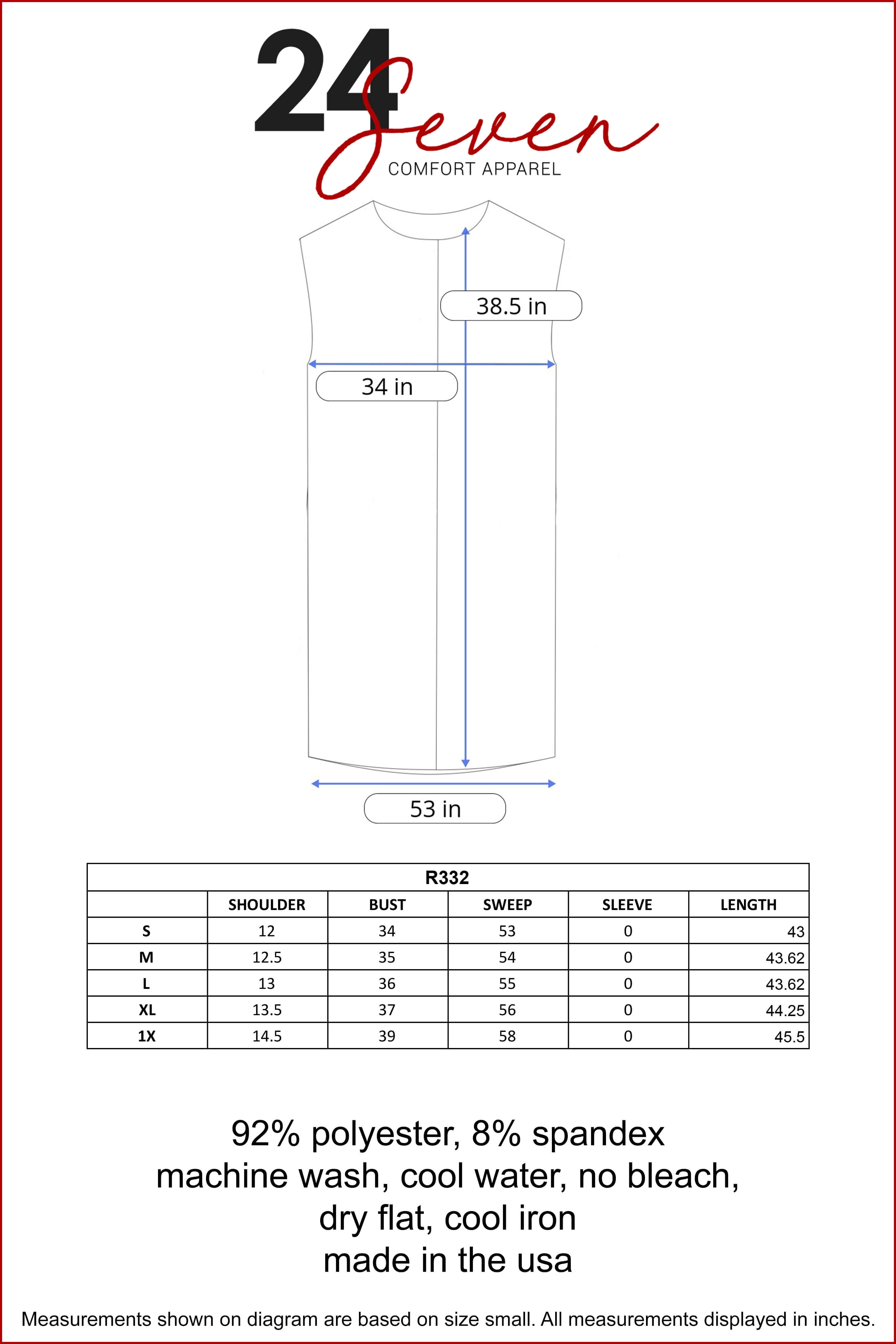 24/7 Comfort Apparel Women's Sleeveless Long Cardigan Vest with Side Slit