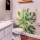 thumbnail image 4 of Pegatinas de pared de hojas tropicales | Decoración para el baño | Vinilos adhesivos | Paquete de 2 para la decoración del hogar, 4 of 7