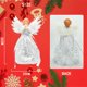 thumbnail image 3 of Figura Ángel en La Copa Del Navidad Con Luces Adorno Superior 11 8 Pulgadas, 3 of 9