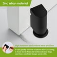 thumbnail image 4 of Magnetic Door Stop Zinc Alloy Magnetic Door Stopper Windproof Floor Doorstop Adhesive or Drilled for Rooms Offices Bathrooms, 4 of 10