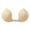 Khaki A, variant on Women Invisible Lift Sticky Bra Breathable Strapless Front Button Bra Adhesive Push Up Silicone Bras For Wedding Party Backless Dress