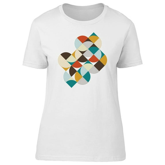 Abstract Retro Shapes Tee Women's -Image by Shutterstock