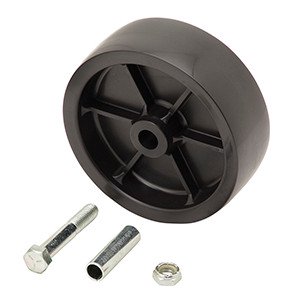 Fulton Trailer Tongue Jack Caster 6811S00 Fits Marine And Recreational Jacks; 6 Inch Wheel Diameter; Plastic