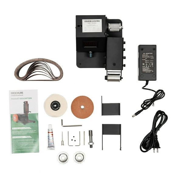 Electric Mini Belt Sander DIY Electric Belt Sander for Cutter Making Upgrade Cutter Sharpening Belt Sander