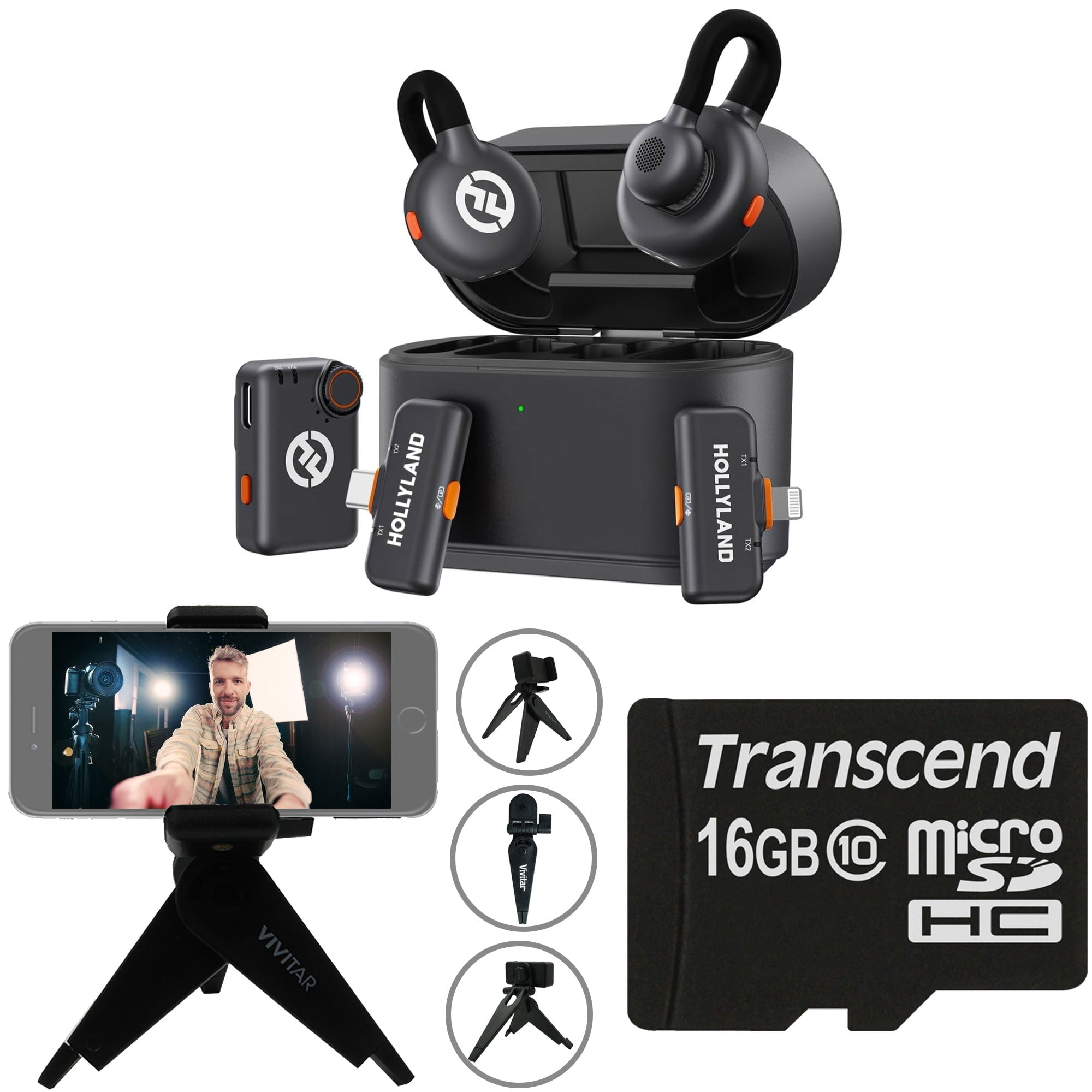 Hollyland Lark M2S Ultimate Combo (Camera RX+USB-C RX+Lightning RX