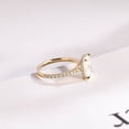 thumbnail image 7 of 2Ct Radiant Cut Lab Created Diamond Engagement Ring 14K Yellow Gold Plated, 7 of 7