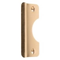 Brass Plated Steel Out-Swinging Latch Guard Plate
