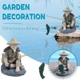 thumbnail image 2 of Resin Statues Of An Old Man Fishing Garden Decorations For A Swimming Pool, 2 of 9