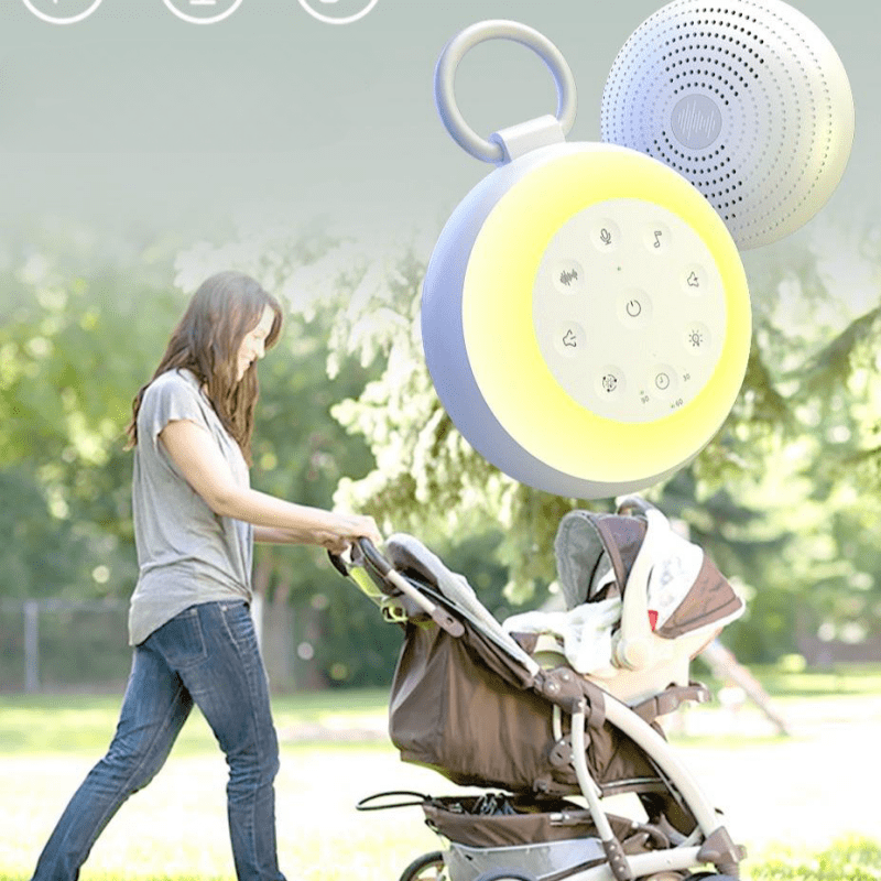 Tancola Portable   White Noise Sound Machine with 24 Relaxing Sounds, Adjustable Night Light for Baby & Adults