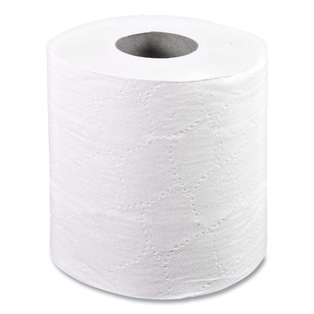 4.5" x 4.5" 2-Ply Septic Safe Toilet Tissue - WT (96/Carton) New