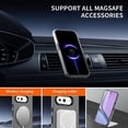 thumbnail image 4 of KOMI Magnetic Case Compatible for Google Pixel 9A Case Wireless Charging,[Compatible with MagSafe] Translucent Matte PC Thin Cover for Google Pixel 9A Phone Cases Clear 2025 Black, 4 of 5