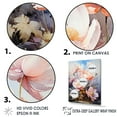 thumbnail image 3 of Designart "Dreamy Lotus Moments" Lotus Floater Framed Canvas Wall Art, 3 of 5