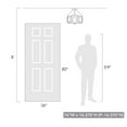 thumbnail image 4 of Golden Lighting Marco 4-light Semi-Flush Mount in Pewter, 4 of 5