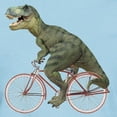 thumbnail image 3 of CafePress - Cycling Tyrannosaurus Rex Women's Dark T Shirt - Women's Classic T-Shirt, 3 of 4
