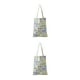 thumbnail image 4 of sweethay Bolso de mano informal con mango para teléfono móvil, bolso de hombro estético para niñas y adolescentes con bolsillo lateral, Blatt 2Conjunto, 4 of 6