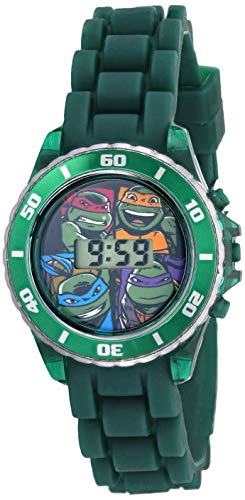 正規品】 Ninja Turtles Kids' Digital Watch with Matallic Green Bezel, Flashing  LED L その他パーティーグッズ - www.roscoes.net