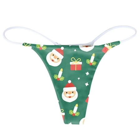 

Dtydtpe underwear women Seamless Thongs For Women Breathable Underwear Stretch Straps Tangas Panties For Ladies Green