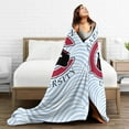 thumbnail image 5 of Chapman University Logo Fleece Blanket, Very Soft Microfiber Flannel Blanket for Couch Warm and Cozy for All Seasons, 5 of 6