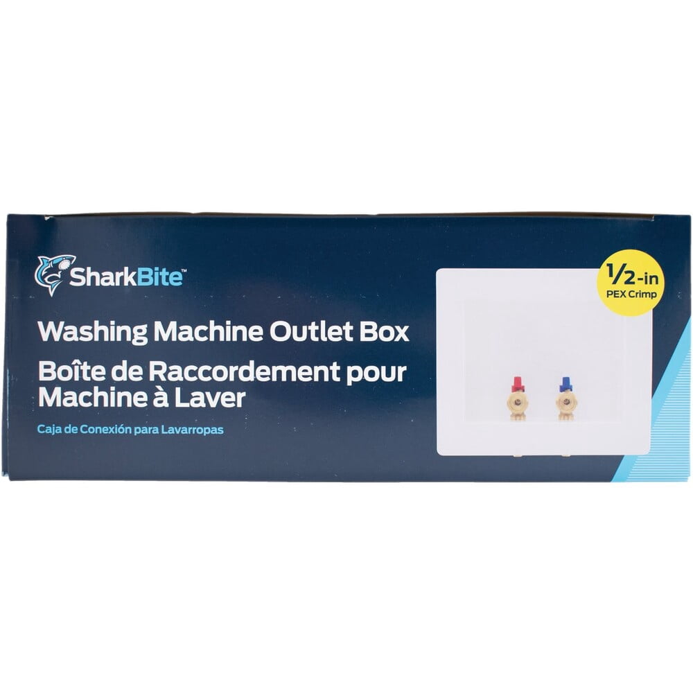 SharkBite 1/2 In. x 3/4 In. MHT Washing Machine Outlet Box 25739