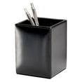 thumbnail image 2 of Dark Brown Bonded Leather Pencil Cup, 2 of 2