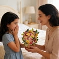 thumbnail image 6 of 3D Pop-up Greeting Card with Envelope, Bright Floral Design, Mother’s Day Bouquet Card, Suitable for Giving to Mom, Wife, Grandma (Style 5), 6 of 7