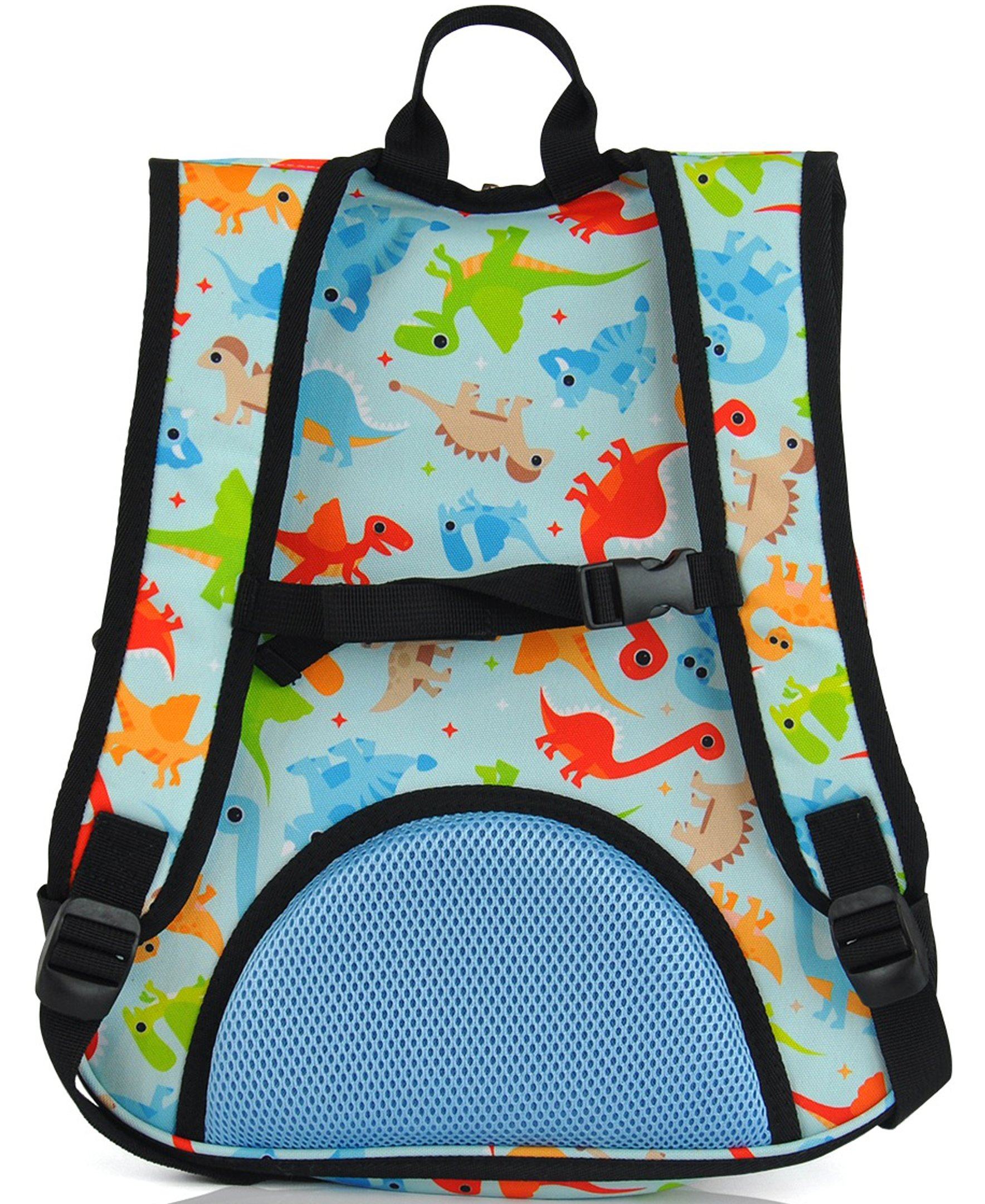O3KCBP018 Obersee Mini Preschool All-in-One Backpack for Toddlers and Kids with integrated Insulated Cooler | Dinosaur - image 2 of 5