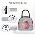 thumbnail image 4 of Easygdp Adorable Pink Fluffy Birds Bolsa de Almuerzo Insulada Grande, Forro de Aluminio, Diseño Espacioso, a Prueba de Fugas, Ideal para Trabajo, Picnics, Viajes y Actividades al Aire Libre, 4 of 6
