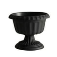 thumbnail image 2 of Urn Planters for Outdoor Plants Classic Roman Pillar Planter Decorative Plastic Flower Pot Vintage Style Indoor Outdoor Home Garden Porch Decor (Dark Gray), 2 of 4