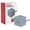 Blue, variant on Honeywell Power Cube Surge Protector with 3 AC Outlets and 2 USB Ports, 4ft Fabric Cord, White