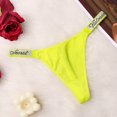 thumbnail image 4 of Victoria's Secret Sexy Sin Costuras Bragas De Mujer Carta De Lujo Diamantes De Imitación Lencería G string Confort Diseño Íntimo Rosa Satén, 4 of 4