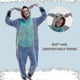 thumbnail image 2 of Snug Fit Unisex Adult Onesie Pajamas, Flannel Animal One Piece Halloween Costume Sleepwear Homewear S, 2 of 5
