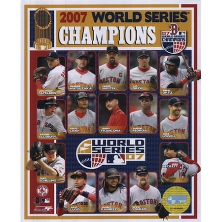 Photofile PFSAAIX02801 Red Sox - 07 World Series Champions Composite Sports Photo - 8 x 10