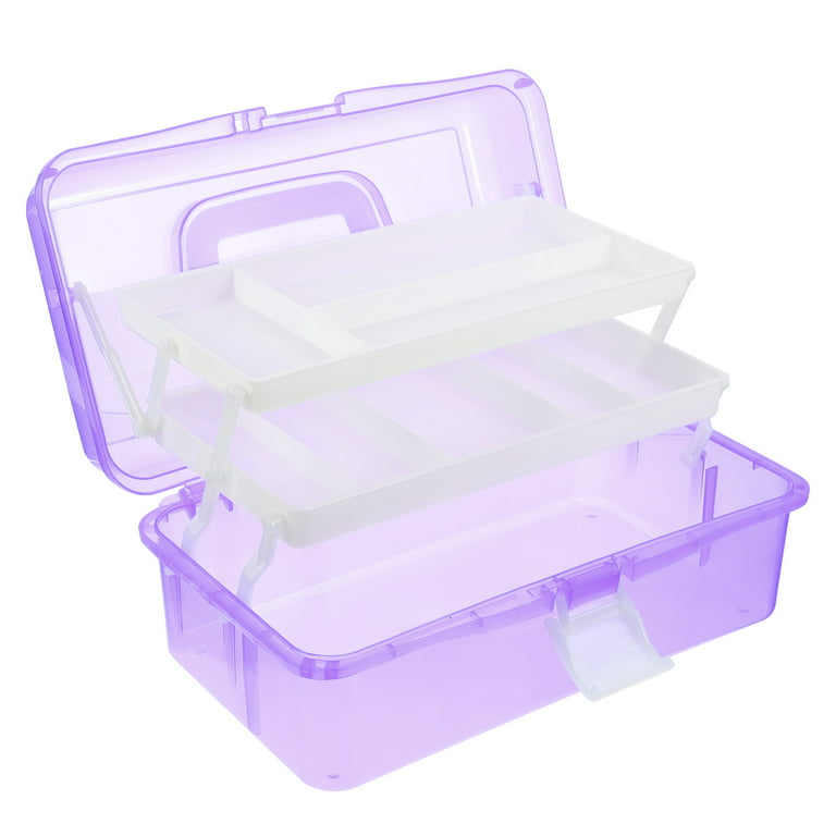 Plastic 3 layer Storage Box Plastic Toolbox With - Temu