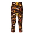 thumbnail image 2 of Disketp Autumn Forest Small Animals Lazy for Teenagers' Pajama Pants ,Lounge Pants Teen joggers Ideal for Home, School, or Sports-Large, 2 of 6