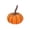 Orange, variant on Halloween Decoration, Gray Faux Rope Pumpkin, 7.09 in Rustic Table Decor for Mantel, Shelf, Entryway and Fall Centerpiece
