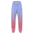 thumbnail image 5 of JAJAHO Mens Hoodies Sweatsuit Gradient Two Piece Outfits Letter Printed Long Sleeve Hooded Sweatshirts Ankle-Tied Sweatpants Joggers Tracksuits Cozy Outfit, 5 of 5