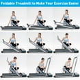 thumbnail image 4 of GEARSTONE Treadmills for Home, 2 in 1 Folding Treadmill, Under Desk Treadmill Walking Pad Treadmill with Bluetooth Speakers, Compact & Portable Treadmill with Remote & LED Screen, Office Treadmills, 4 of 6