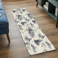 thumbnail image 3 of Nautical Ship 2'x6' Runner Rugs for Hallway Kitchen Bedside Non Slip, Retro Coastal Ocean Lighthouse Mountain Map Entryway Rug Runners with Rubber Backing, Long Carpet Runner for Laundry Room, 3 of 8