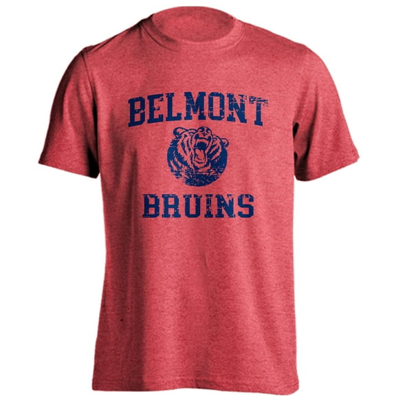 Belmont University Bruins BU Distressed Retro Short Sleeve T-Shirt