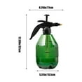 Rwvbm 2L Handheld Garden Watering Sprayer, Pump Pressure Canister for