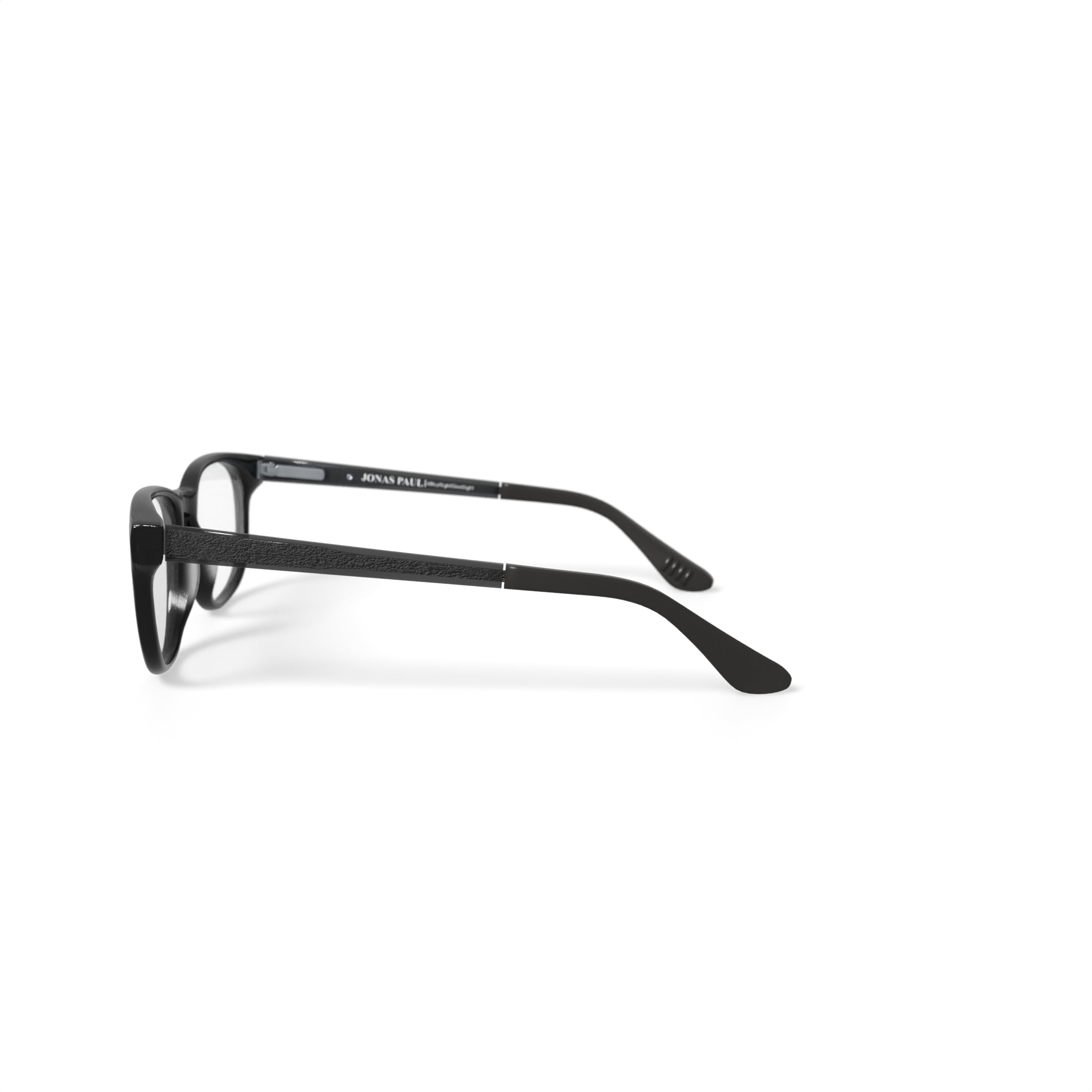 Jonas Paul Youth Ryan/Ruth Round Prescription Eyeglasses with Case, Grey Crystal