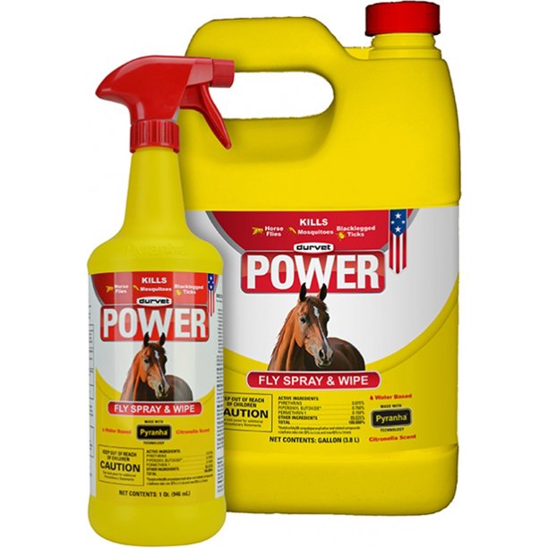 POWER FLY SPRAY AND WIPE FOR HORSES